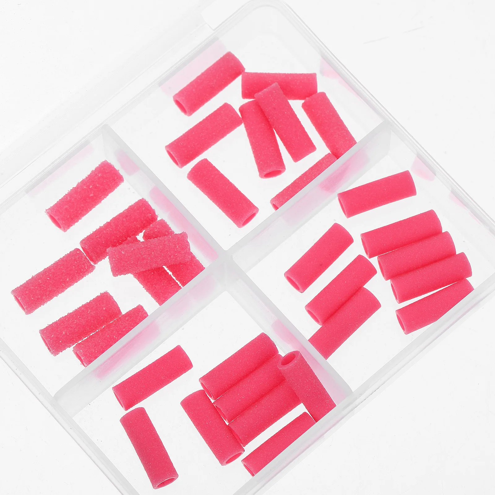 32 Uds Mini púrpura S para taladro de uñas grano fino para pulir forma quitar uñas de Gel salón en casa uso profesional ligero