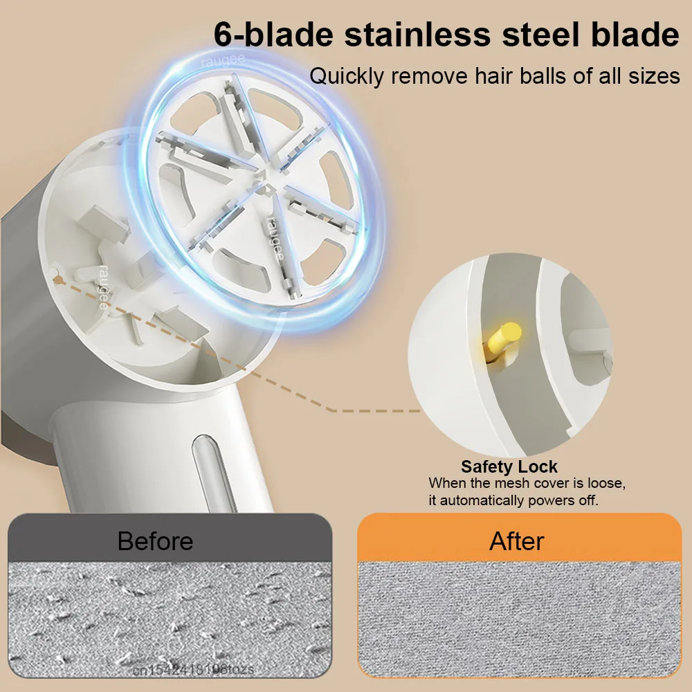 Lint Remover Professional Lint Remover For Clothes USB Rechargeable Electric Clothes Lint Shaver Machine Hair Ball Lint Trimmer