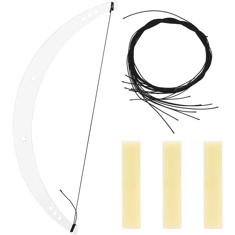 

1Set Bow Design Eyebrow Positioning Ruler Acrylic Tattoo Measurement Tool Professional Eyebrow Shaper for Precise Permanent