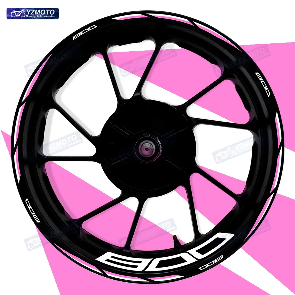 

Для мотоцикла Z800 17-дюймовая передняя и задняя ступица колеса, гоночная наклейка, водостойкая светоотражающая модифицированная декоративная наклейка на обод