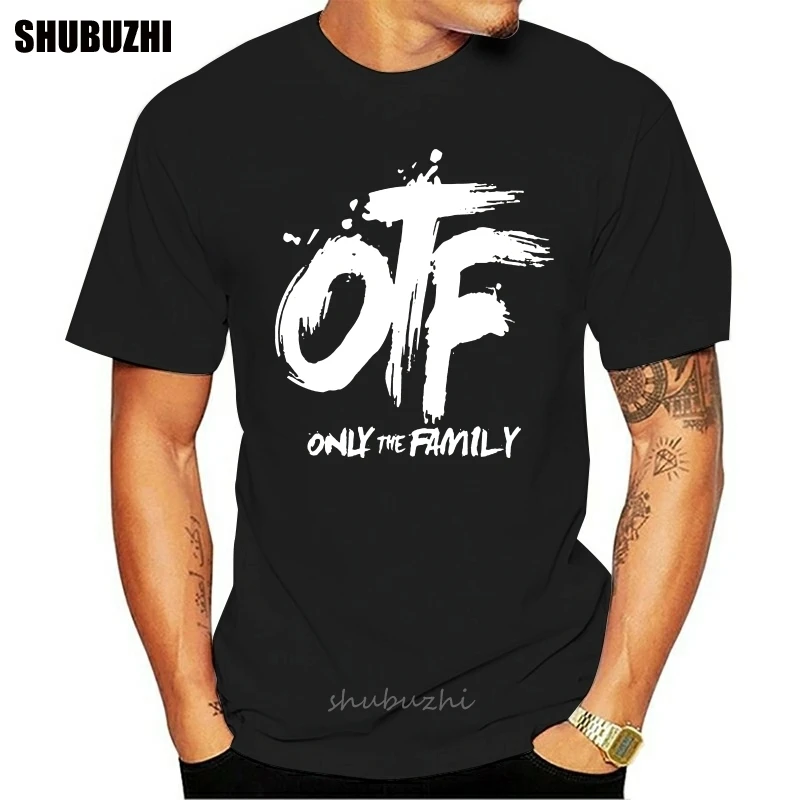 Men Black T-Shirts Fashion Adult Tees Cotton Tops O-neck with Lil Durk Otf Pattern Printed summer fashion teeshirt male tops