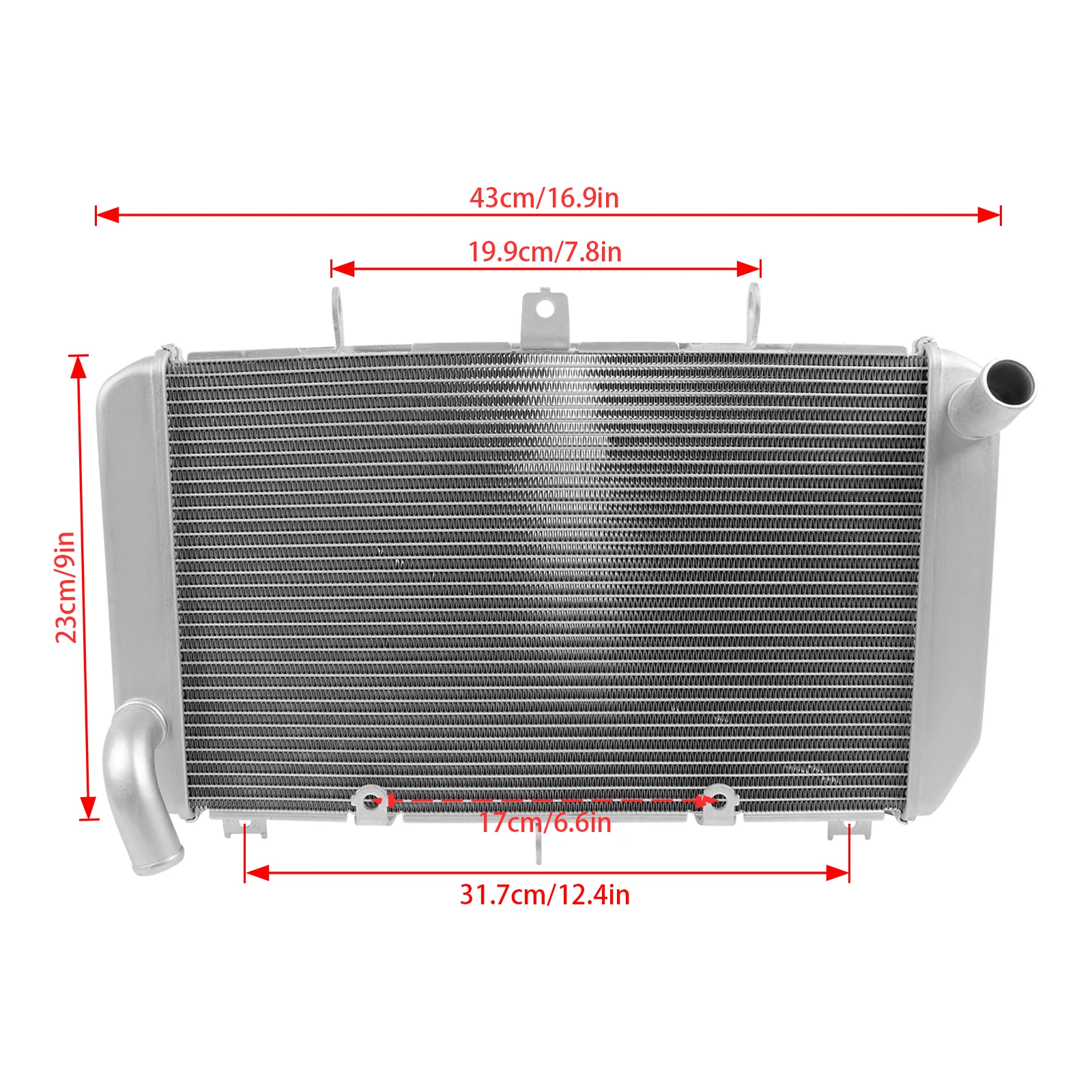 Z1000 Engine Radiator For Kawasaki Z 1000 2010-2020 Z1000SX 2011-2016 Motorcycle Aluminium Oil Cooler Coolant Cooling Water Tank