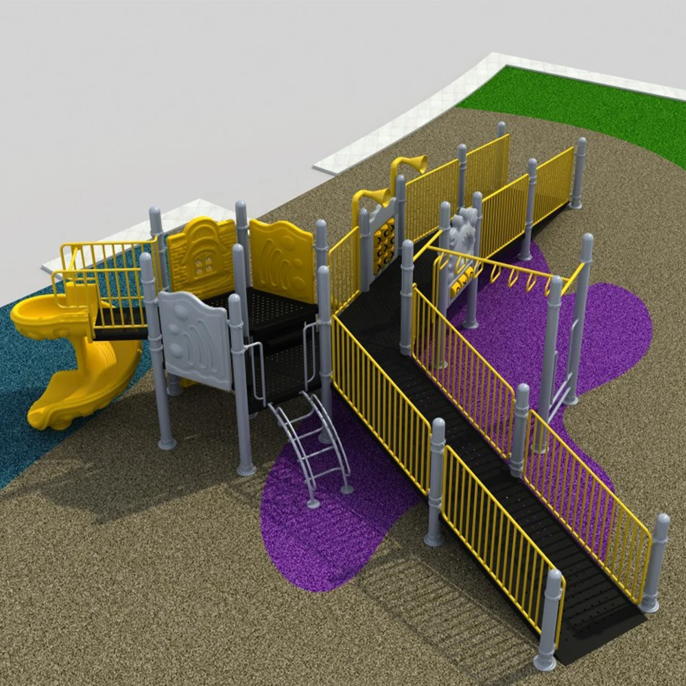 High Quality 2025 New Design Commercial Outdoor Playground Equipment Large Outdoor Playground Games Custom Colorful Kids Slide