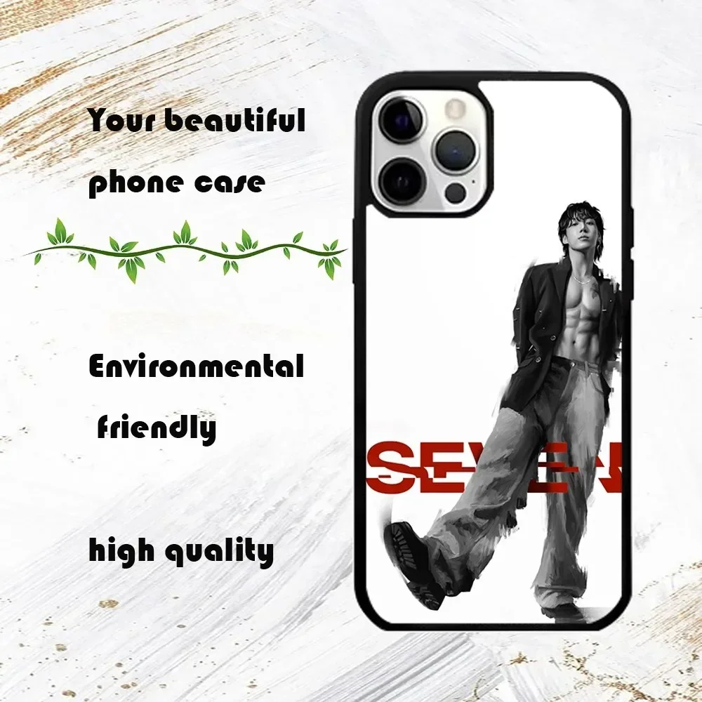 Korea E-Euphoria J-Jungkook-K-KPOP Phone Case For iPhone 16 15 14 13 12 11 Pro Max Plus Mini PC Fashion mirror phone case