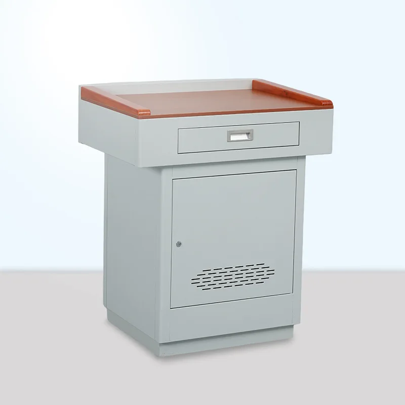 Smart classroom dedicated multimedia  lectern lectern lectern training table steel wood  large screen