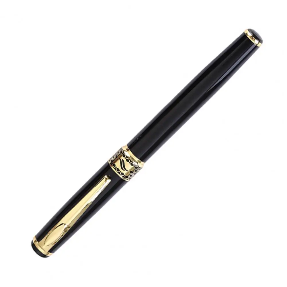 Durable Metal Pen Long-lasting Pen Elegant Metal Pen with Clip 0.5mm Fine Point Heavy Duty Comfortable Grip for School