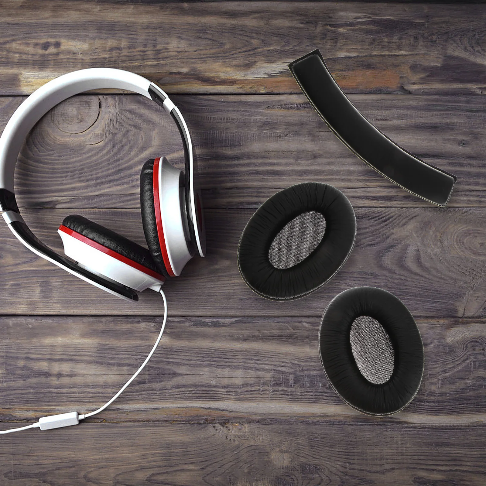 

Soft Comfort Ear Pad Cushion Pair for Hd202 Hd212 Hd437 Hd447 Hd457 Hd477 Hd497 Replacement Earpads with Headband