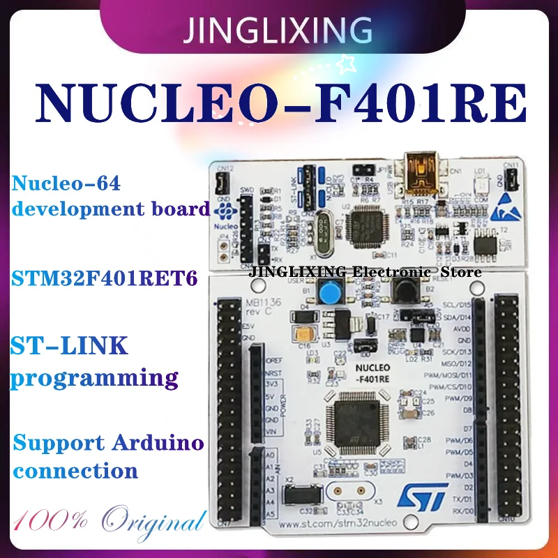 1pcs/lot New Original NUCLEO-F401RE STM32 Nucleo-64 Development Board STM32F401RET6 in stock