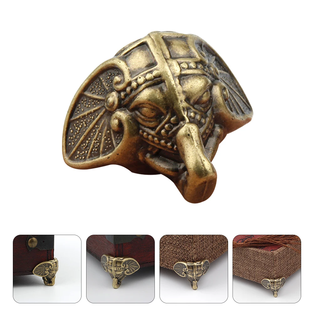 

10 Pcs Elephant Trunk Base Furniture Feet Small Jewelry Box Support Legs Replacement Accessories Durable Plastic Long Service