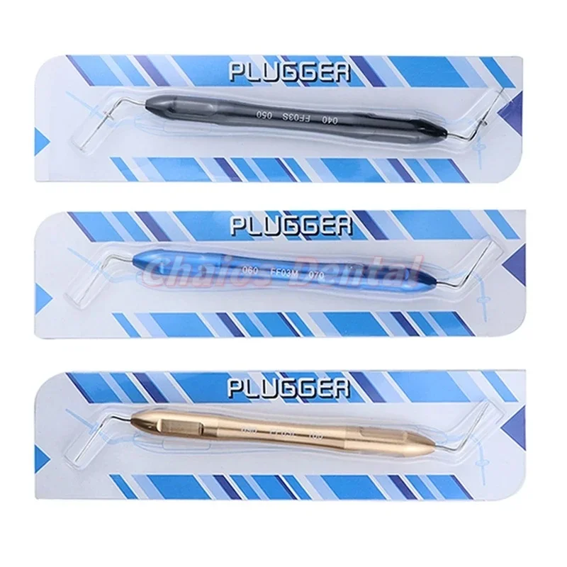 3Pcs/Set Dental Endodontic Hand Plugger Niti Tip Teeth Root Canal Filling Vertical Pressurizer Dentist Endo Tools Instrument