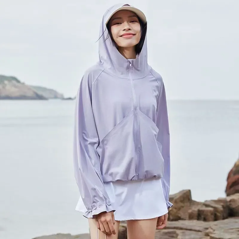 

Lightweight UV Protection Jacket High SPF Cooling Sun Shirt Quick Dry Breathable Skin Coat