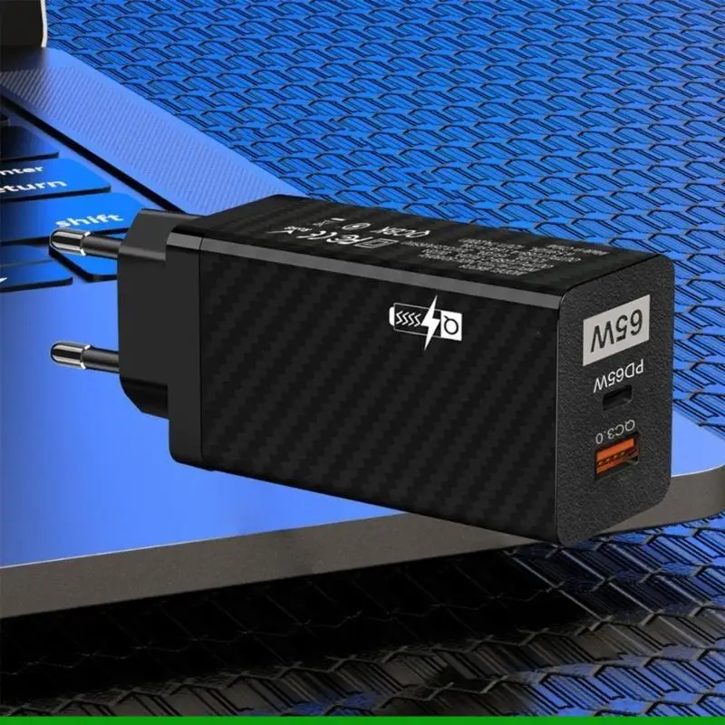 U55C 65W per Ricarica rapida Ricarica rapida per telefono Laptop USB Tipo C Adattamento rapido