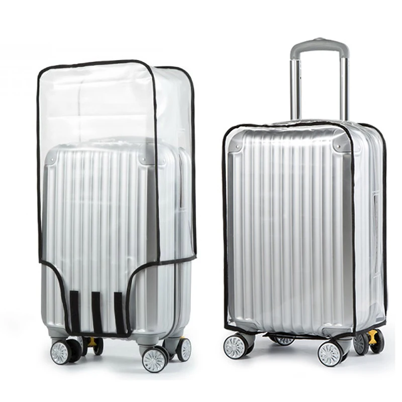 Transparent PVC Luggage Cover Waterproof 18 To 30 Inch Trolley Suitcase Dust Cover Dustproof Travel Accessories