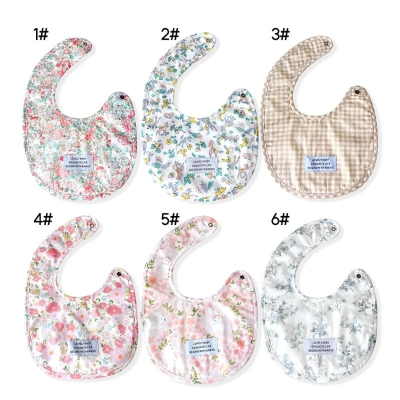 

J15U нагрудник для малышей, слюнявые нагрудники, унисекс, детский водонепроницаемый нагрудник с высокой впитывающей способностью