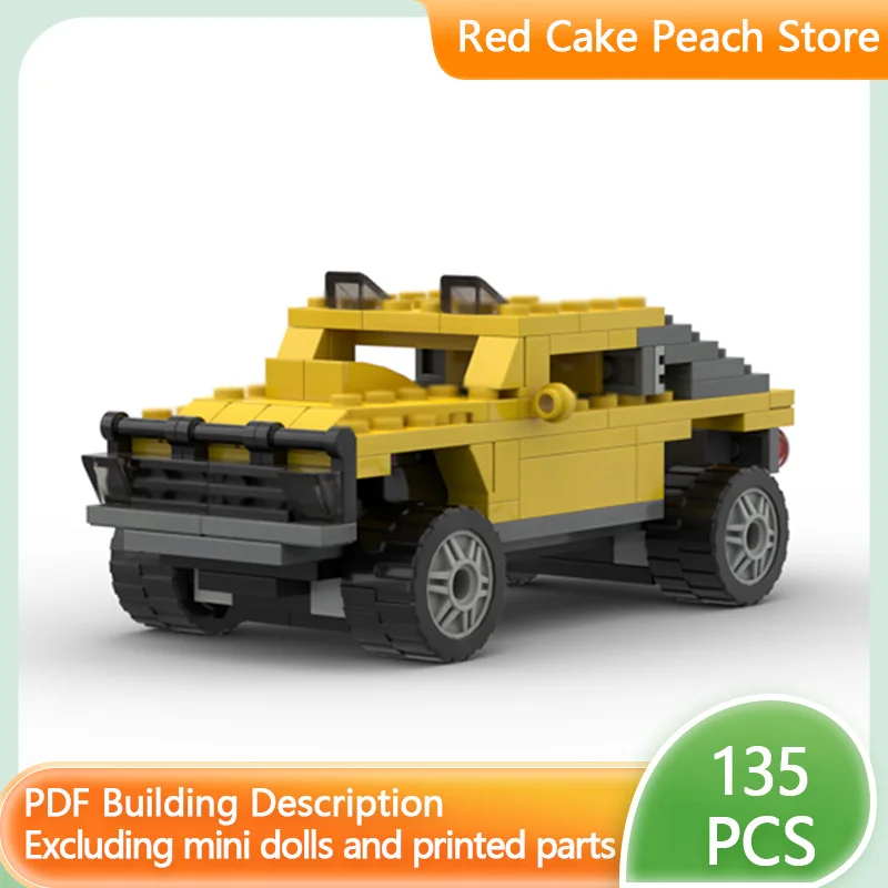

City Car Model MOC Building Bricks Heavy-Duty Pickup Truck Modular Technology Children Holiday Gifts Assemble Toys Suit