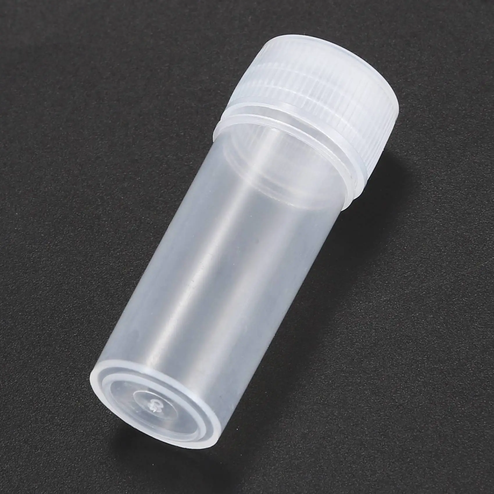 

B25B 100X Plastic Sample Bottle 5Ml Test Tube Lab Small Vial Storage Container + Lid