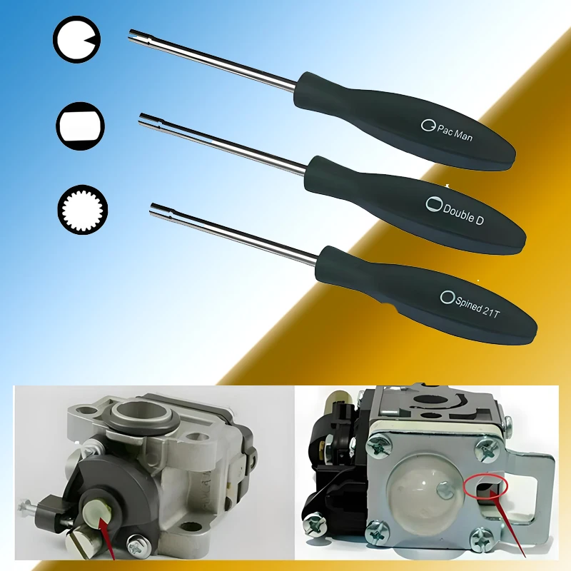 

3 Pcs Carburetor For Husqvarna Poulan Carburetor Repair Tool Adjustment Screwdriver Carburetor Adjustment Chainsaw Tool