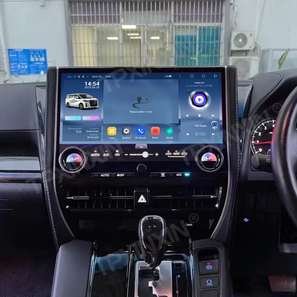 Touch Screen Car Radio For Toyota Alphard 2015-2023 Android GPS Automotive Multimedia Auto Radio Stereo Receiver Head Unit