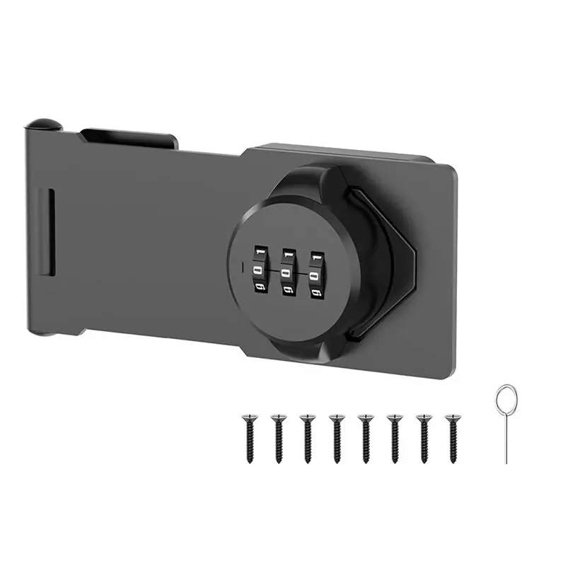 

B44C Keyless Cabinet Combination Latch,Cabinet Password Locks For Cabinet,Mailbox,Office File Cabinet Lock Black Durable Easy To