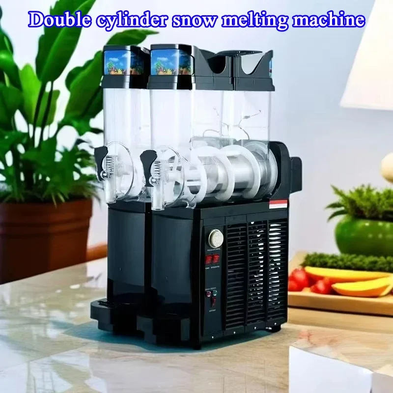 

110V/220V Commercial Electric Frozen Drink Slush Slushy Making Machine Smoothie Maker Snow Melting Machine