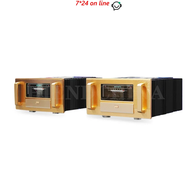 N-110 MUSMYS A-200 모노 박스 클래스 A 파워 앰프 스터디 아큐페이즈 브랜드 테크놀로지 300W/CH 8옴 하이파이 파워 앰프 페어