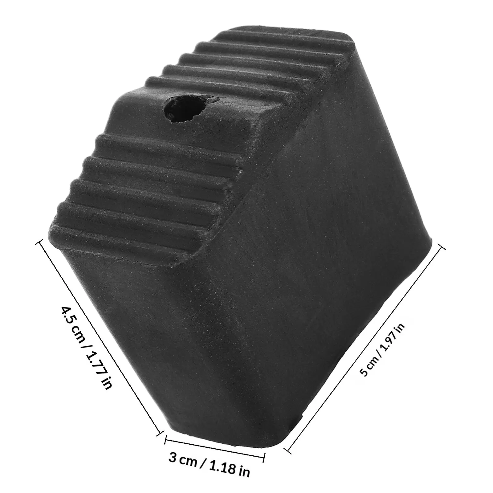 5Pcs All-Purpose Ladder Feet Covers for Folding Ladders Rubber Anti-Slip End Caps Extension Ladder Accessories Stability