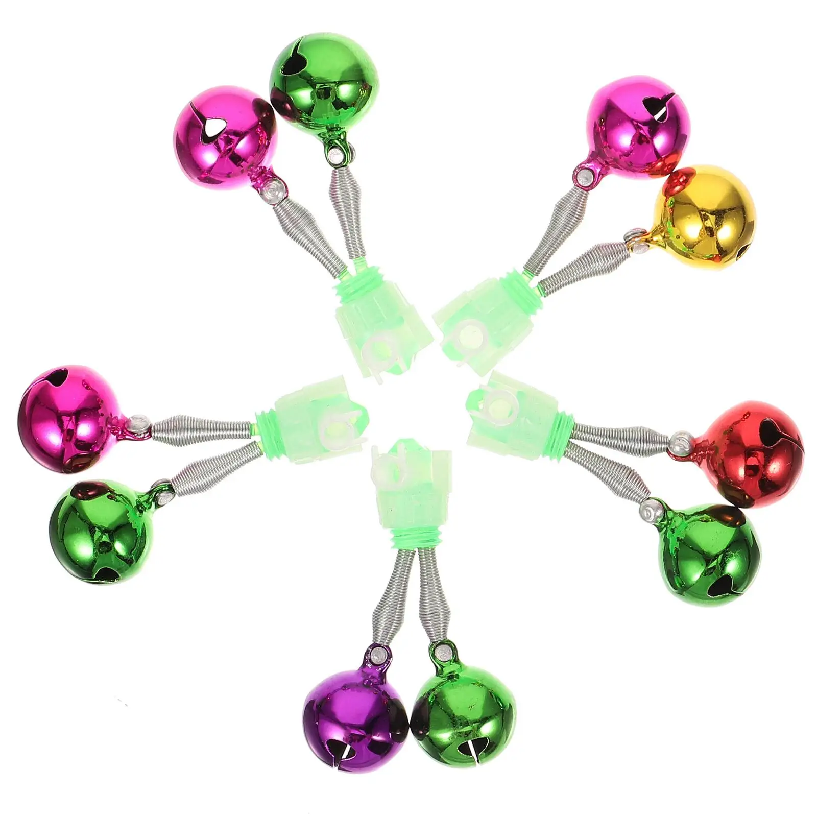 

5Pcs Fishing Bait Alarm Portable Fishing Warning Bells Outdoor Fishing Rod Bells Fishing Accessories
