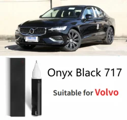 Paint Suitable for Volvo touch up paint pen Onyx black 717 xc60 s90 xc90 origin modified auto scratch car 019 repair for scratch