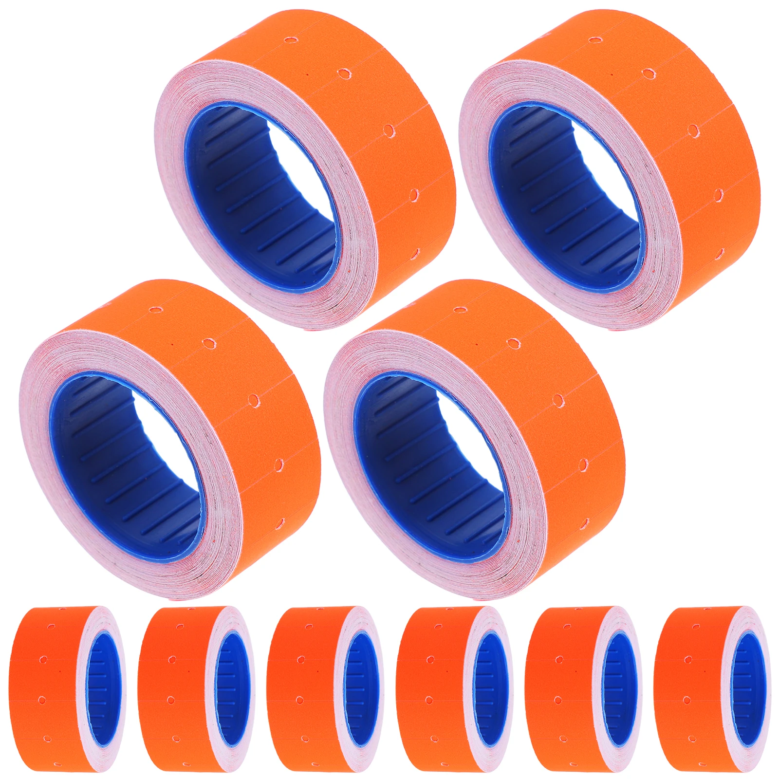 

10pcs Price Tag Stickers 10 Rolls Food Date Labels Printing Colored Pricing Paper Marking Office Supplies Strong Adhesion Mx5500