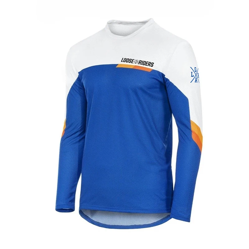 Loose Riders Unisex MTB Cross Country Rally Jersey Motorcycle Apparel for Men And Women MX GP BMX ATV Shirt Mountain Bike Gear