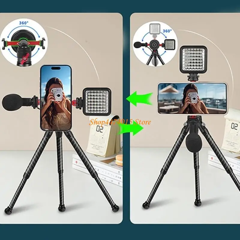 

K1AA Extendable Selfie Tripod Holder Stand Mount with Wireless
