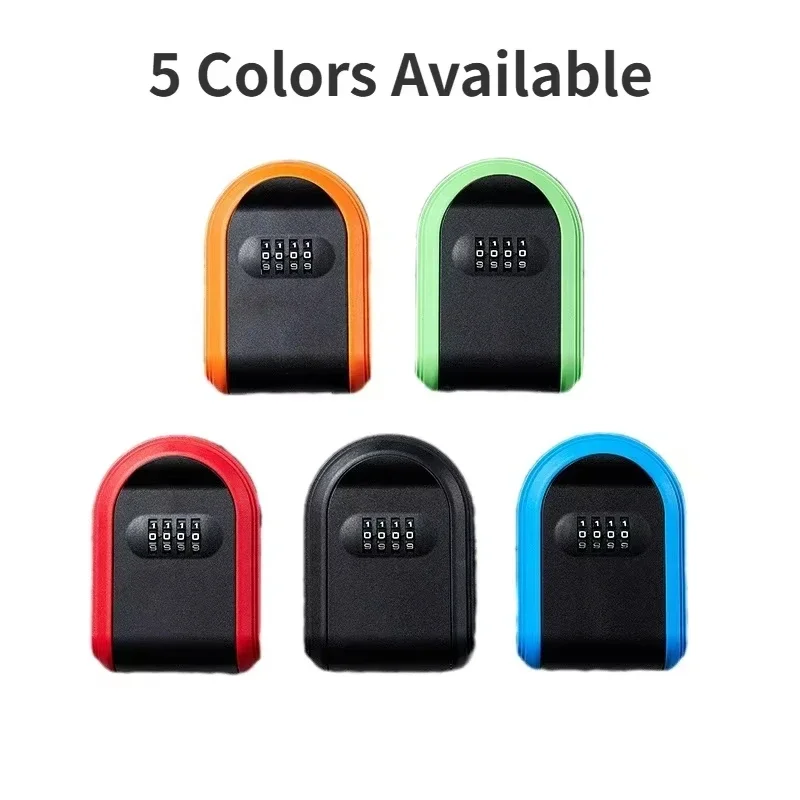 Portable Strong Magnetic Password Key Box All Plastic Password Lock Magnet Box Outdoor Home Security Storage Password Box