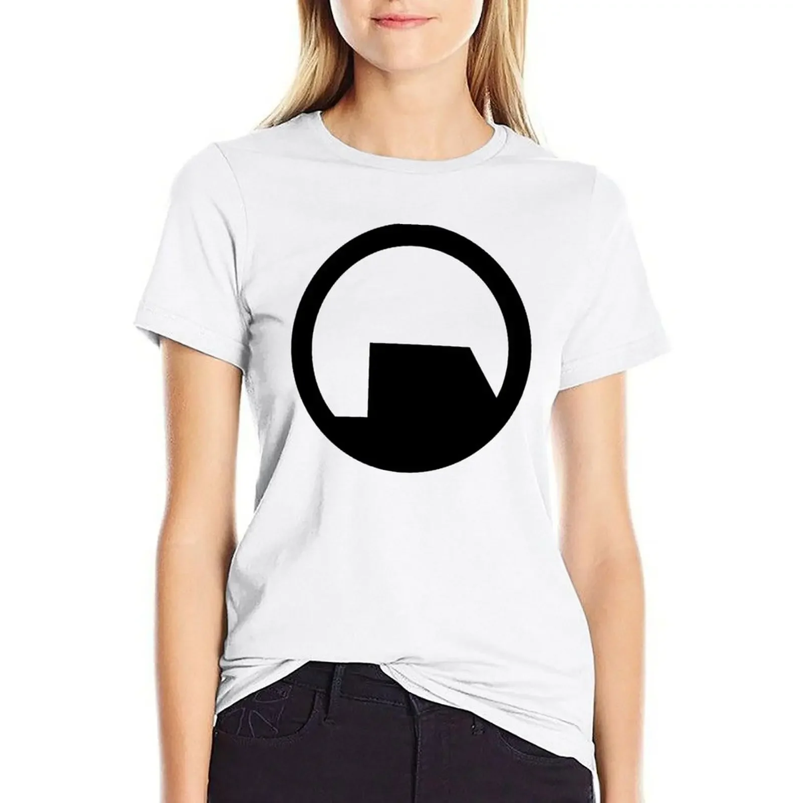 

Black Mesa logo T-shirt Short sleeve tee vintage clothes cat shirts for Women