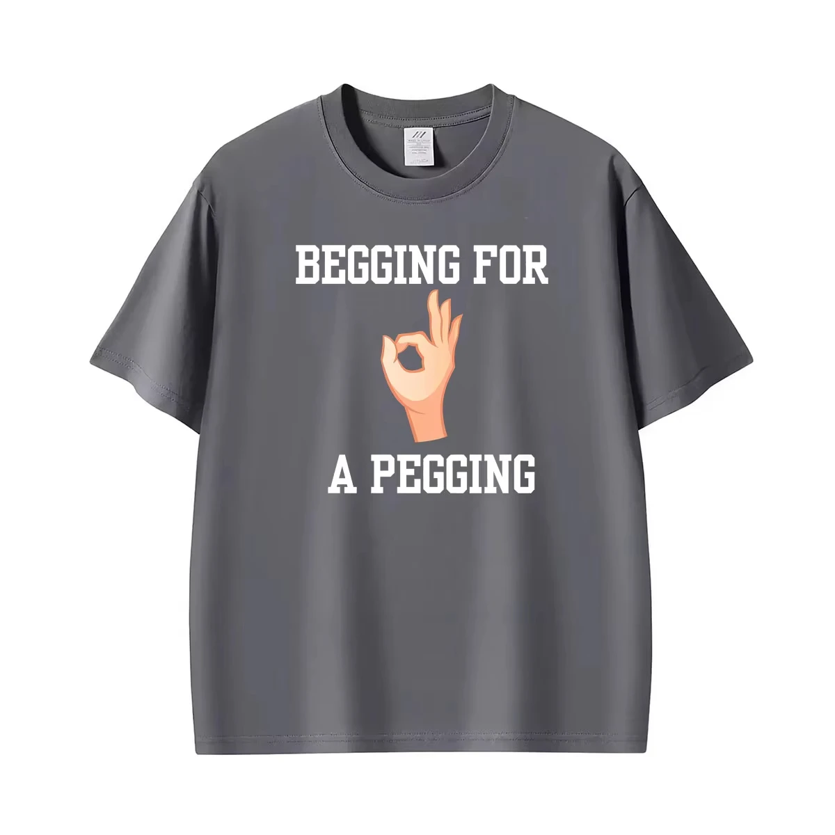 Offensive Meme Begging for Pegging - Rude Stag Do Funny T Shirts Men's Women Humor Casual Cotton T Shirt Fashion Classic T-shirt