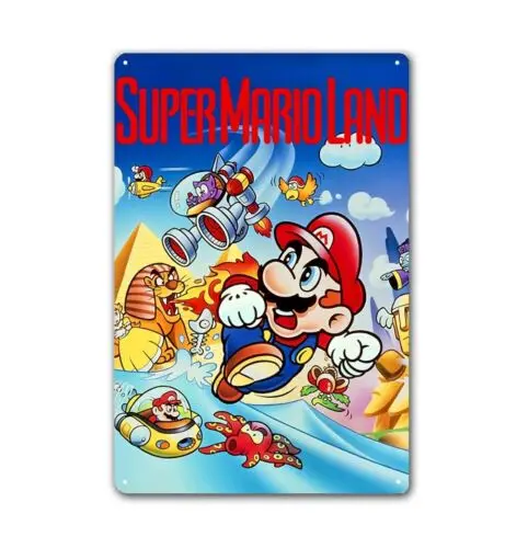 Affiche Métallique de Jeu Vidéo - Plaque en Métal Taille : 20*30cm - Aluminium