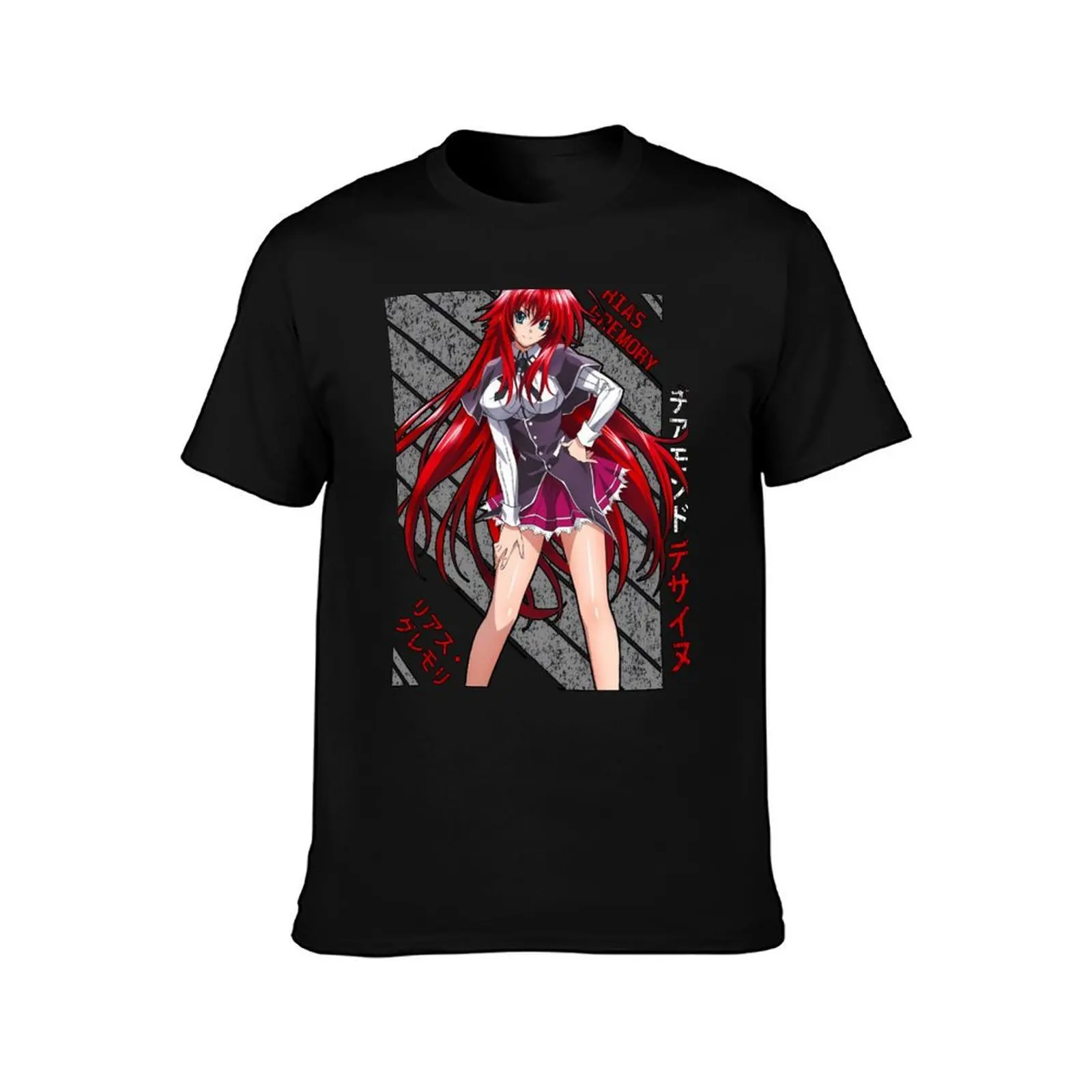 Riass Gremorys T-Shirt, Summer Casual Cotton Tee, Oversized Streetwear Tops, Vintage Graphic Print, Loose Fit Short Sleeve