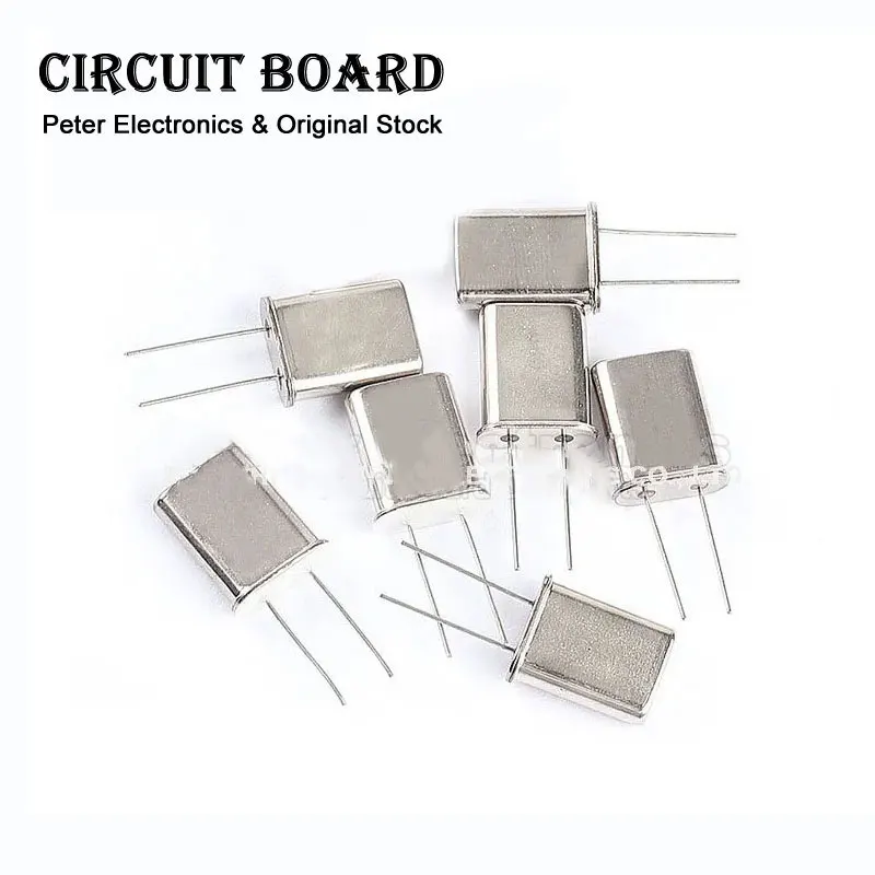 5PCS Crystal Oscillator 2.4576M Dip 2pin 2.4576MHz HC-49U Quartz Crystal Passive Crystal Oscillator