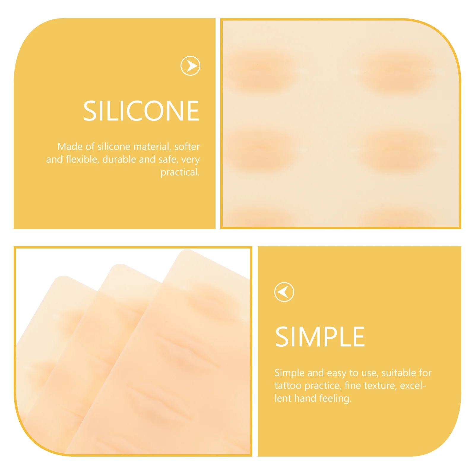 

3D Artificial Lip for Tattoo Practice Soft Flexible Silicone Material Excellent Hand Feeling Fake Skin Fake Lips