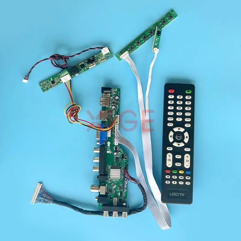 

LCD Driver Controller Board Fit M280HKJ-L30 M280HKJ-L50 Digital Signal DVB 28" 30-Pin LVDS AV+USB+DHMI+VGA Display Kit 1920*1080