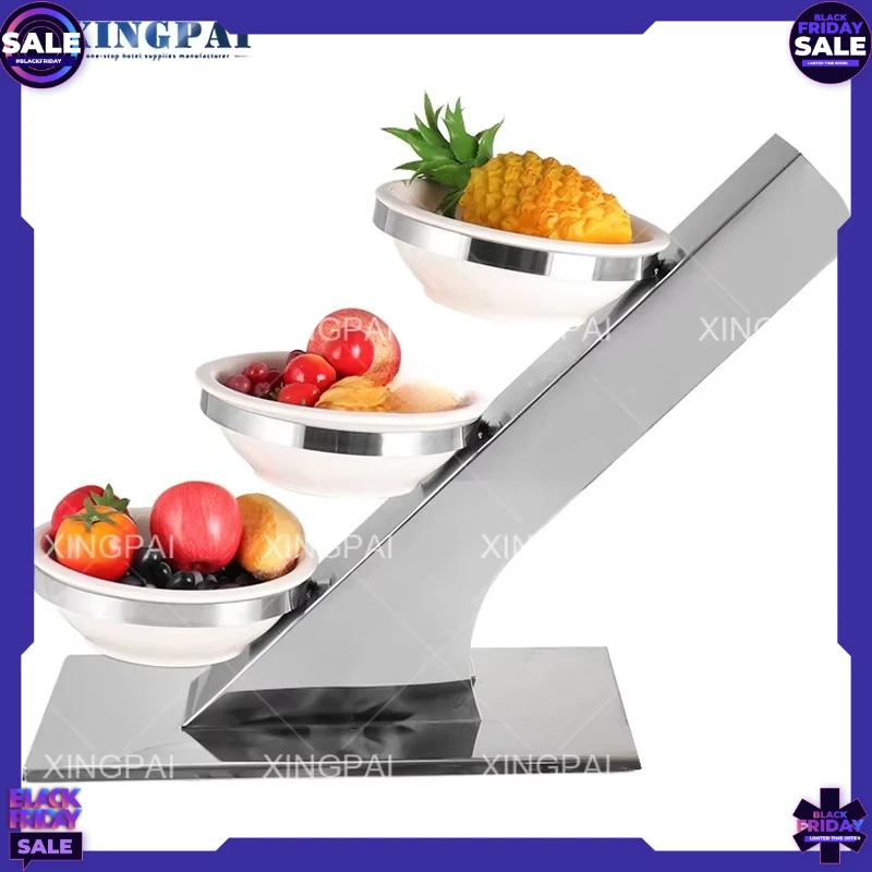 Factory Wholesale Stainless Steel Catering Stand for Food Display Wedding Food Risers Buffet