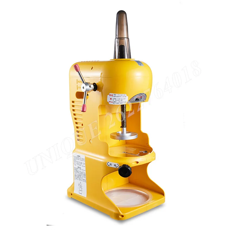 Desktop Low Energy Consumption Snowflakes Ice Crusher Shaved Machine 90kgs/H Commercial Electric Smoothies Snowflake Maker