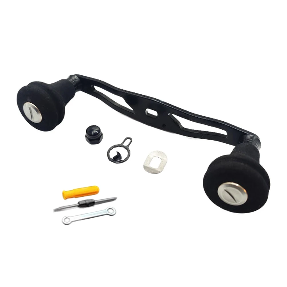 

Reel Rocker Handle Set Alloy Metal EVA Knob 120mm Wheelbase Includes Screws & Tools For Fishing Reels