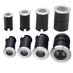 Hight power Waterproof led light garden underground 1W 3W 5W 9W IP67 Outdoor Buried Garden Path Spot Recessed Inground Lighting