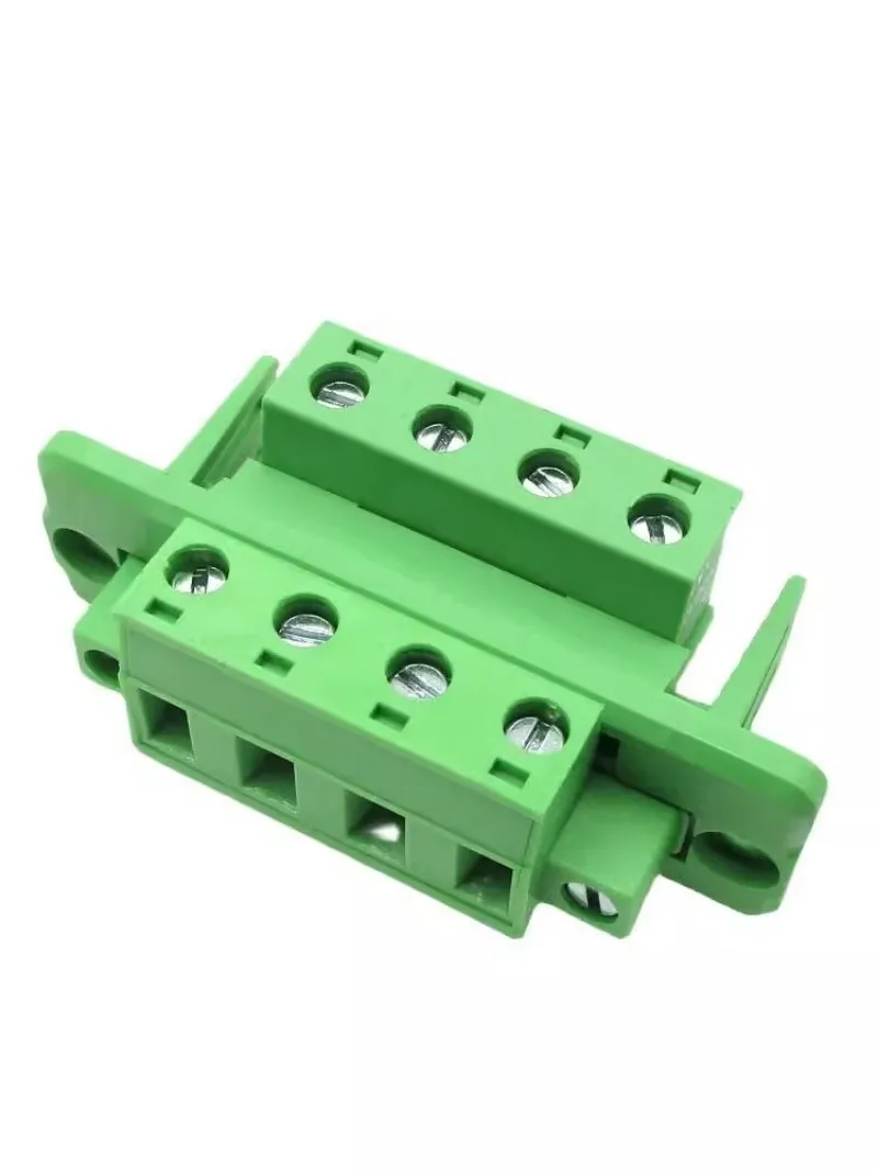 20 sets Through-wall fixed panel 2EDGWC7.62mm Weld-free butt flange EDGKM plug-in terminal Sold as a set,