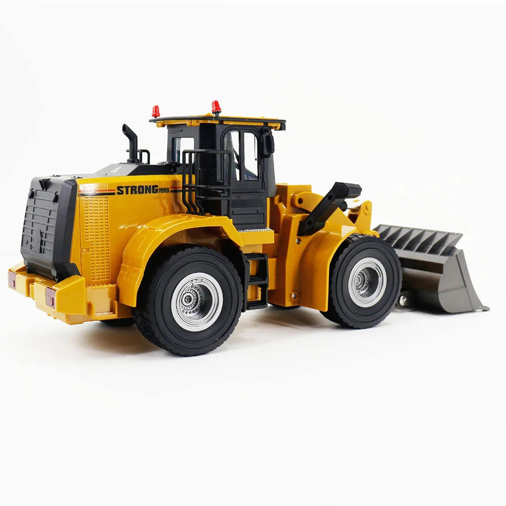 HUINA TOYS NO-662 1/24 Alloy Heavy Bulldozer Ore Truck 9-channel 2.4ghz Rc Engineering Vehicle Good Workmanship Great Design