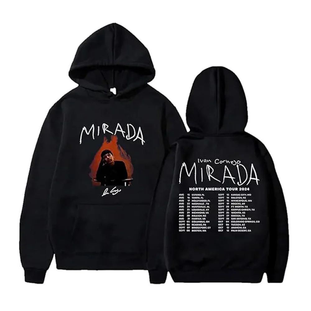 

Ivan Cornejo Mirada Tour 2024 Merch Hoodies Cosplay Women Men Fashion Casual Long Sleeve Sweatshirts