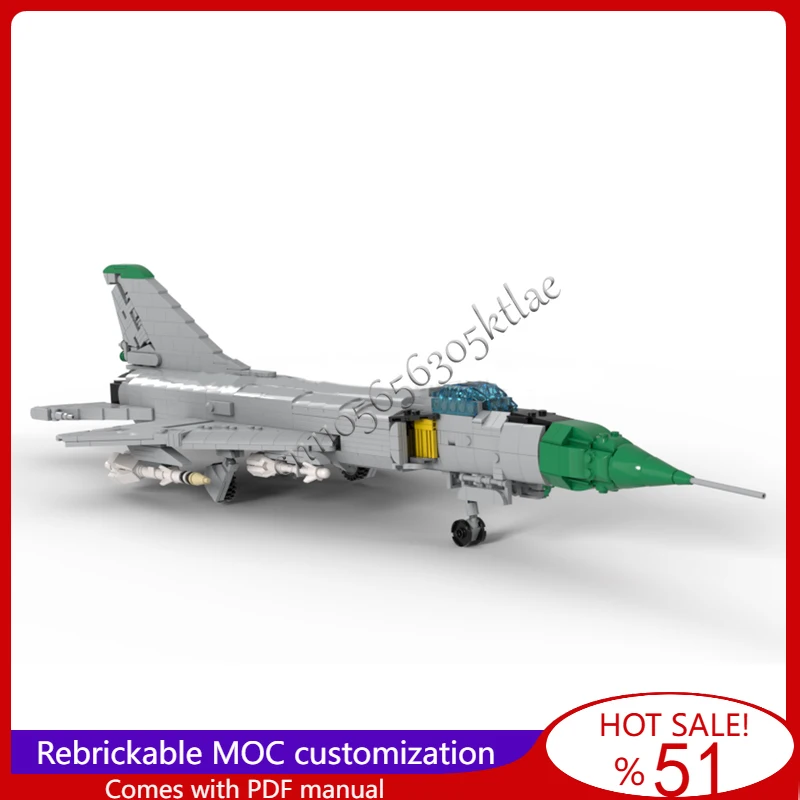 

1126 Parts Twin Engine Supersonic Interceptor Model MOC Building Blocks Bricks Creative Assembly DIY Toys Children Popular Gifts