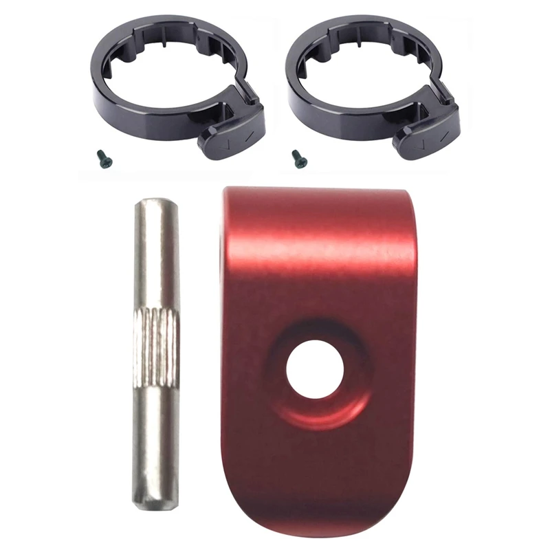 Scooter Front Tube Stem Folding Pack Insurance Circle Clasped Guard Ring With New Aviation Aluminum Folding Hook