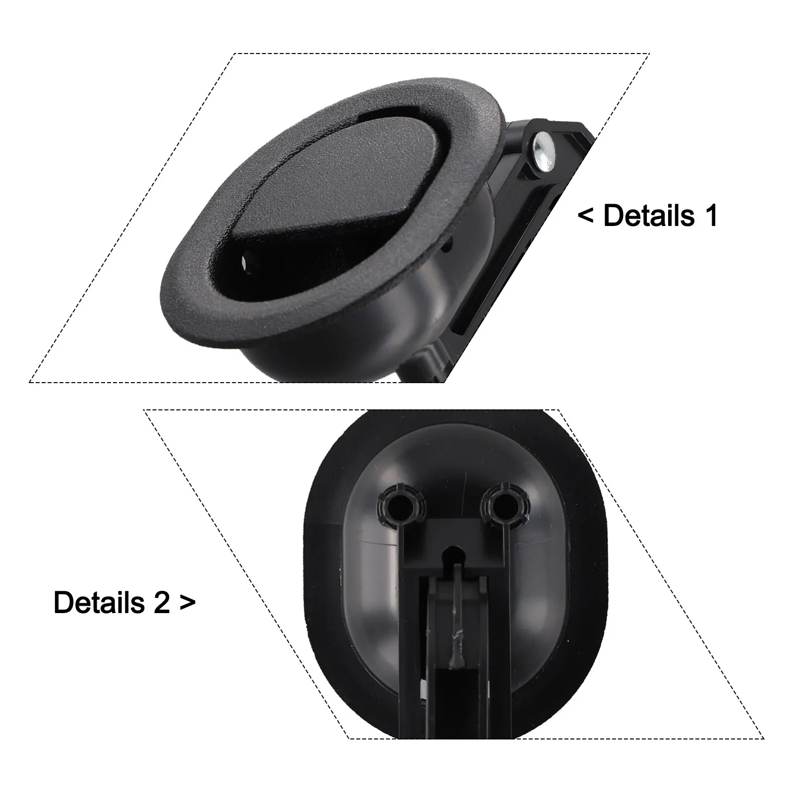 Replacement Finger Release Handle for Sofa Recliners Black Color 11cm/4 33'' 6 8cm/2 68'' 5 5cm/2 17'' 3 5cm/1 38