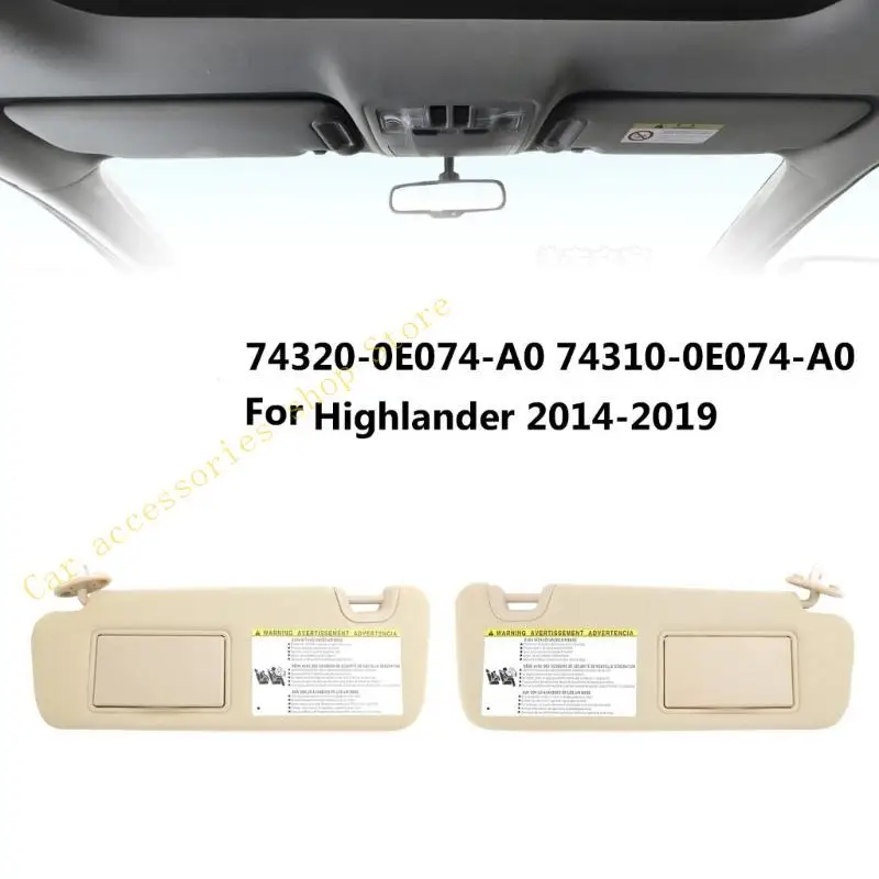 

T21E Sunvisor для 14-19 74310-0E074-A0 74320-0E074-A0 со стеклом макияжа